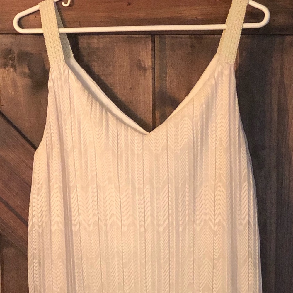 Cream Anthropologie Dress - Picture 5 of 6